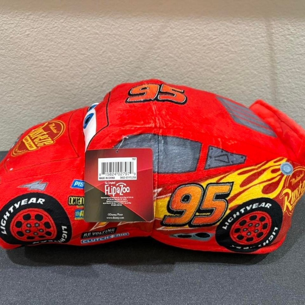 Lightning McQueen Disney Cars Lightning McQueen plush and Cruz plush flip toy 14 - Picture 5 of 8